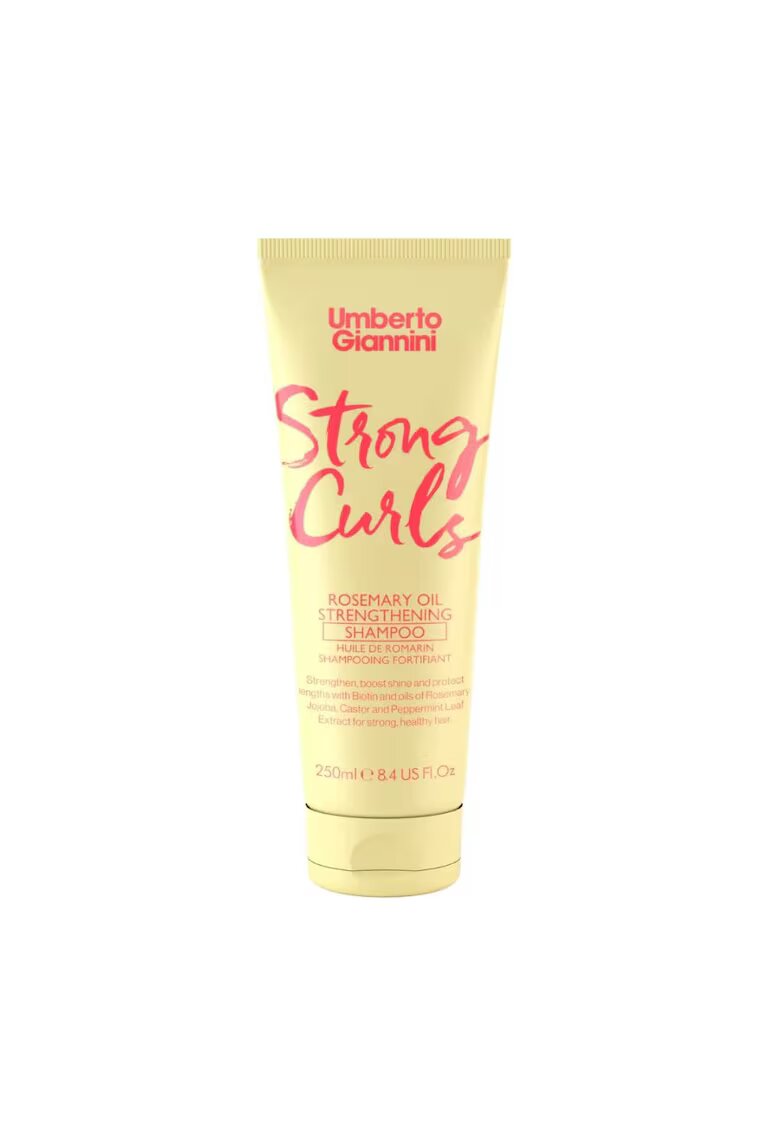 Umberto Giannini Sampon fortifiant cu ulei de rozmarin pentru parul cret - Strong Curls - 250 ml