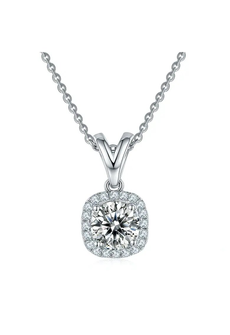 UNA VIDA Colier Diamant Moissanite 1ct - Argint 925
