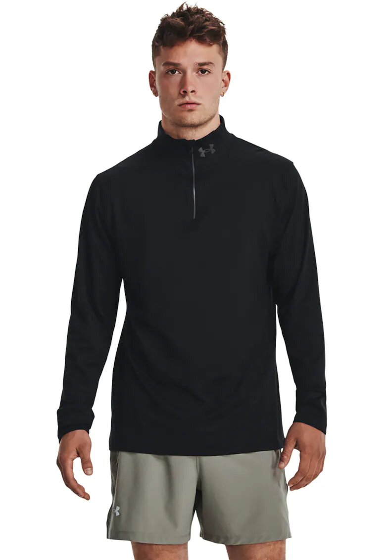 Under Armour Bluza cu fenta cu fermoar - pentru alergare Launch - Negru