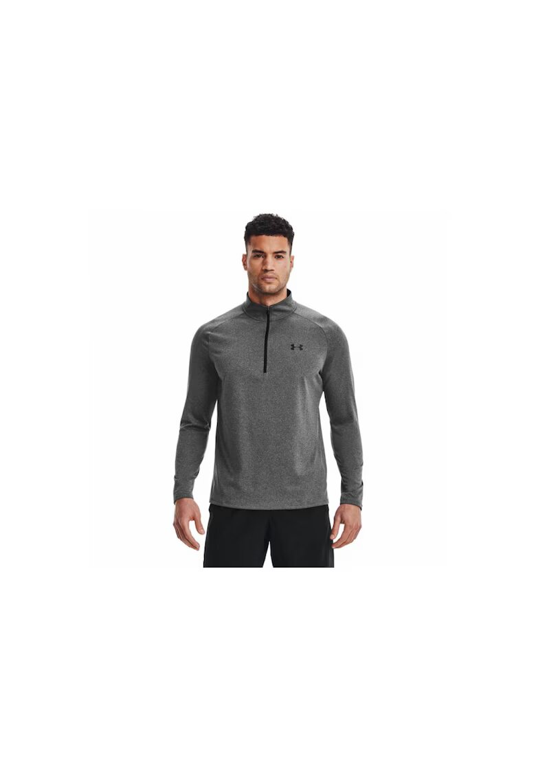 Under Armour Bluza cu fermoar scurt Tech 2.0 - Poliester - Gri