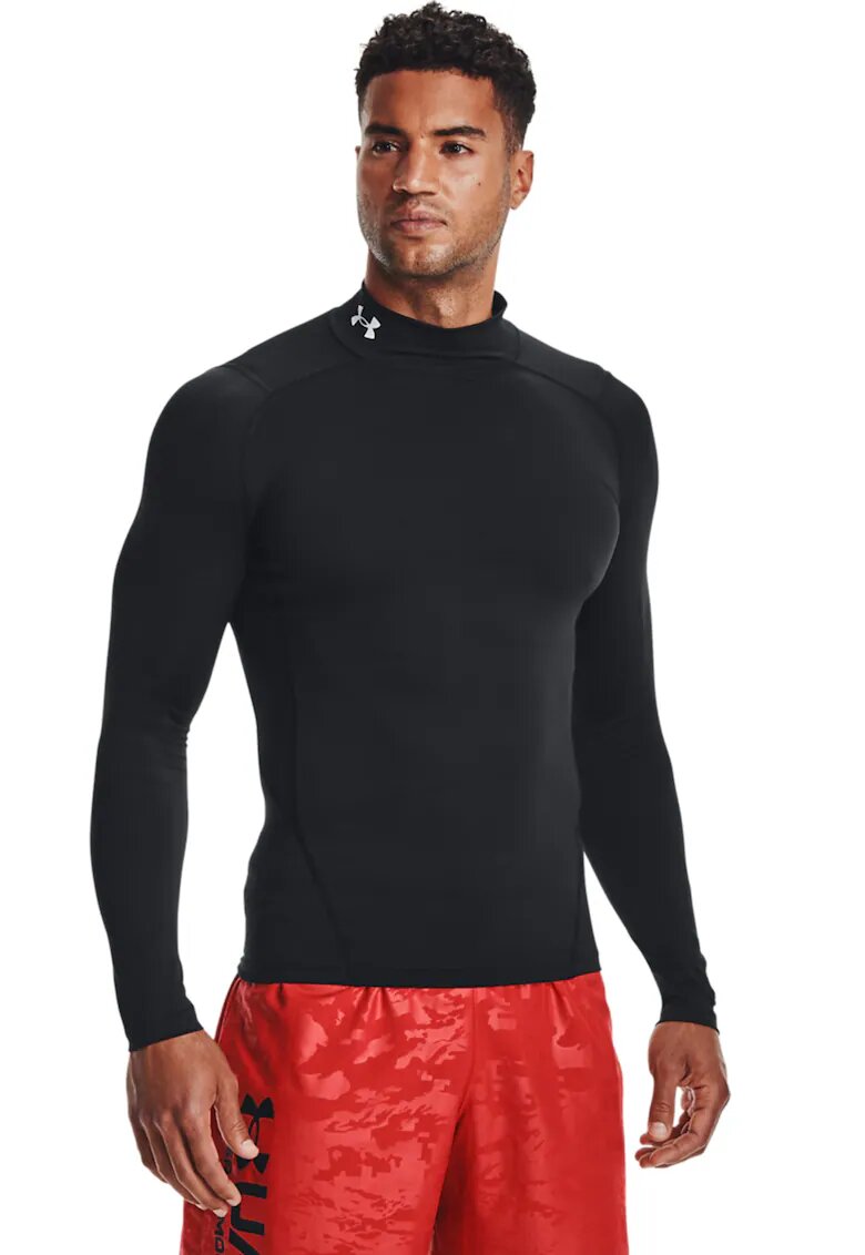Under Armour Bluza de compresie pentru fitness - Negru