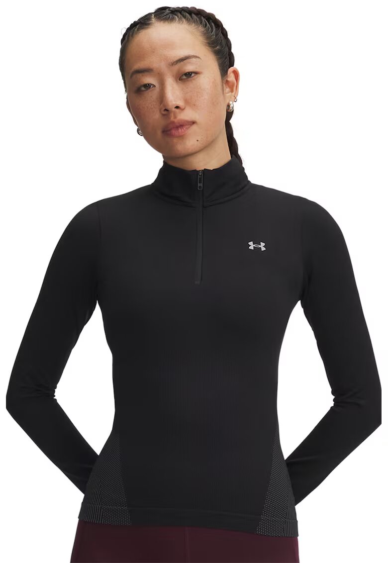 Under Armour Bluza slim fit cu logo Vanish - Negru