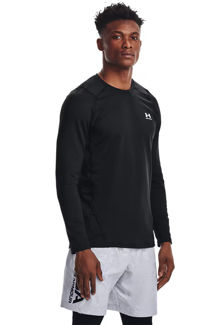 Under Armour Bluza slim fit pentru fitness - Negru