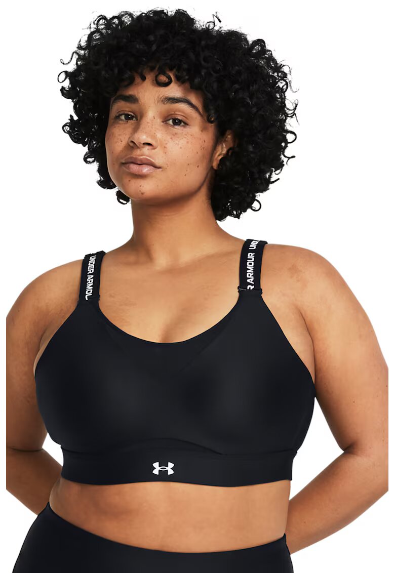 Under Armour Bustiera cu bretele ajustabile pentru fitness Infinity High 2.0 - Negru