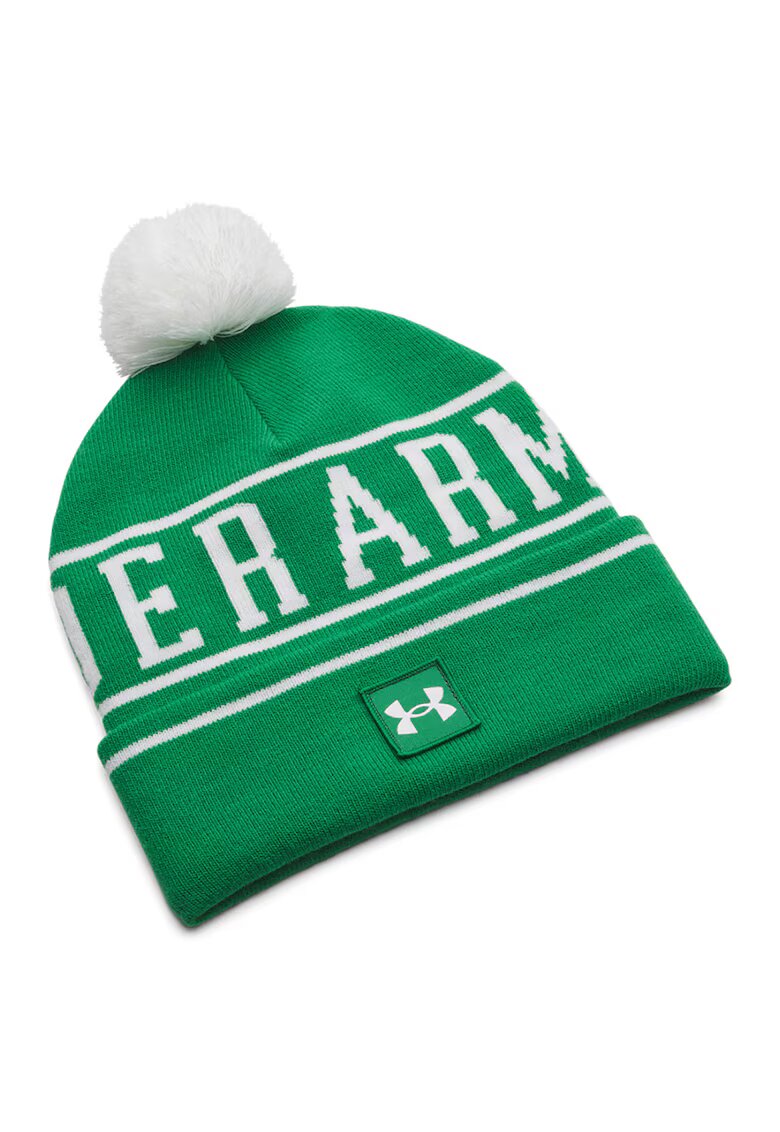 Under Armour Caciula cu ciucure Halftime - Alb/Verde