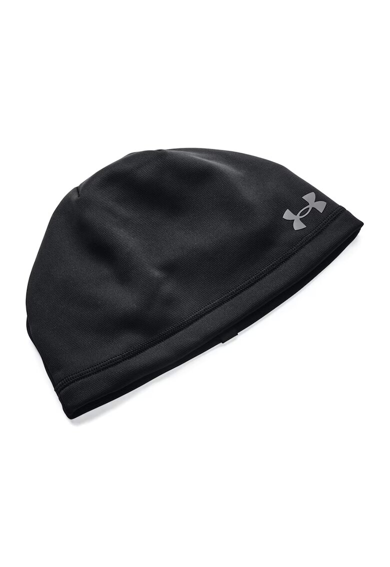 Under Armour Caciula cu imprimeu logo pentru antrenament - Gri/Negru stins
