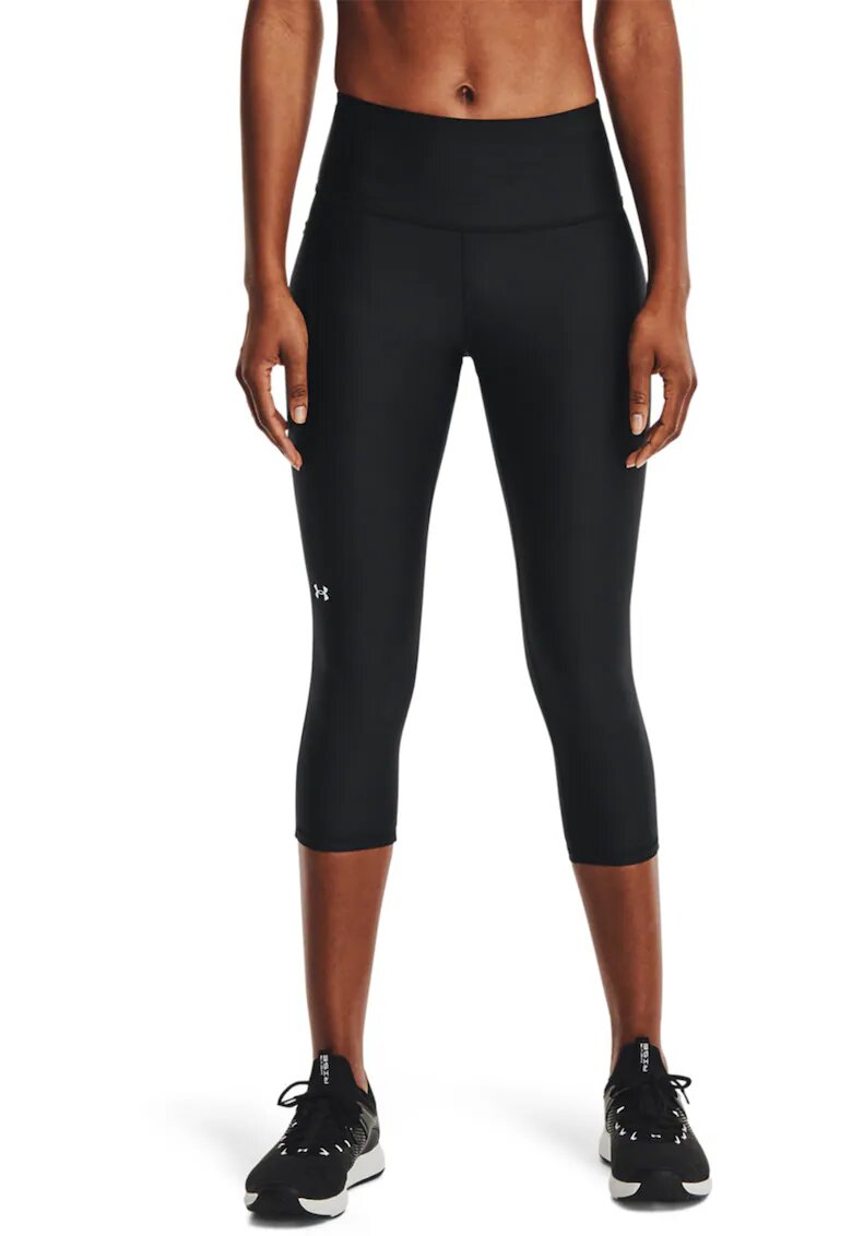 Under Armour Colanti capri pentru fitness HeatGear® - Alb/Negru