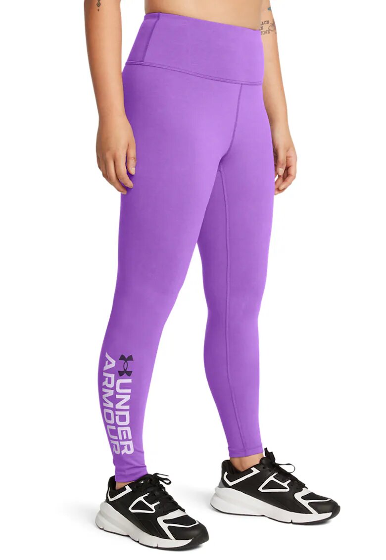 Under Armour Colanti cu model grafic - pentru antrenament Campus - Lila
