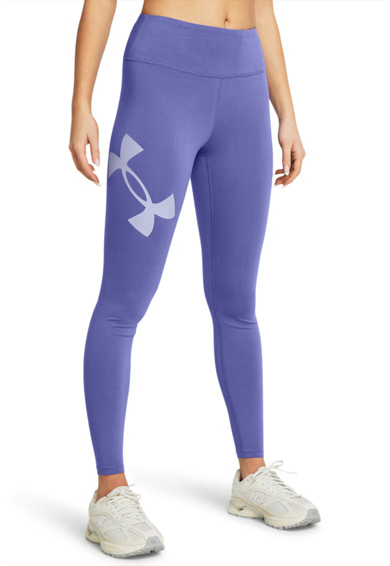 Under Armour Colanti cu talie inalta - pentru antrenament Campus - Albastru lavanda