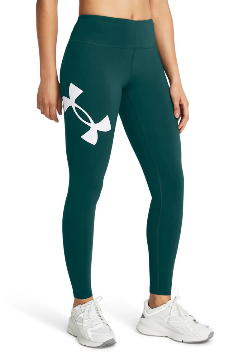 Under Armour Colanti cu talie inalta - pentru antrenament Campus - Verde persan