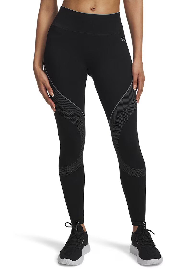 Under Armour Colanti fara cusaturi - pentru antrenament Vanish - Negru/Gri inchis