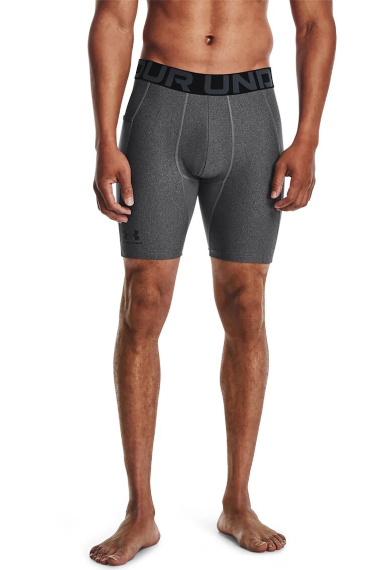 Under Armour Colanti scurti de compresie pentru fitness HeatGear® - Gri inchis