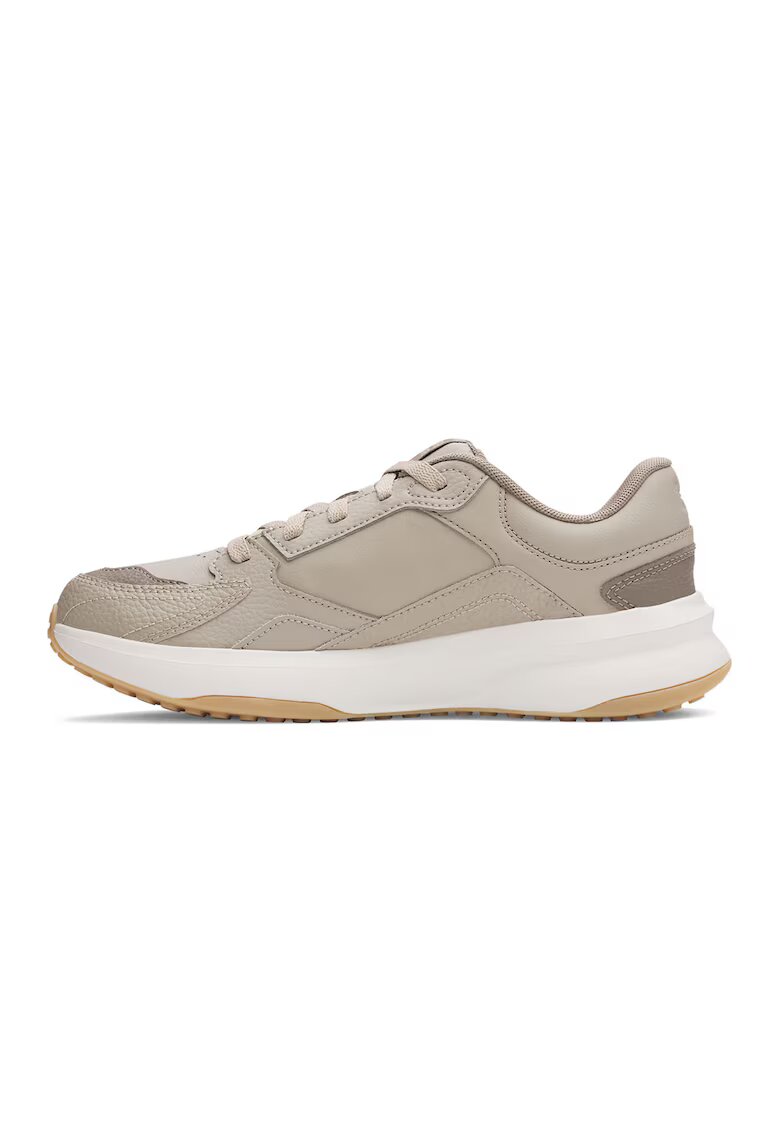 Under Armour Edge - Pantofi cu insertii de piele pentru antrenament Edge - Maro taupe