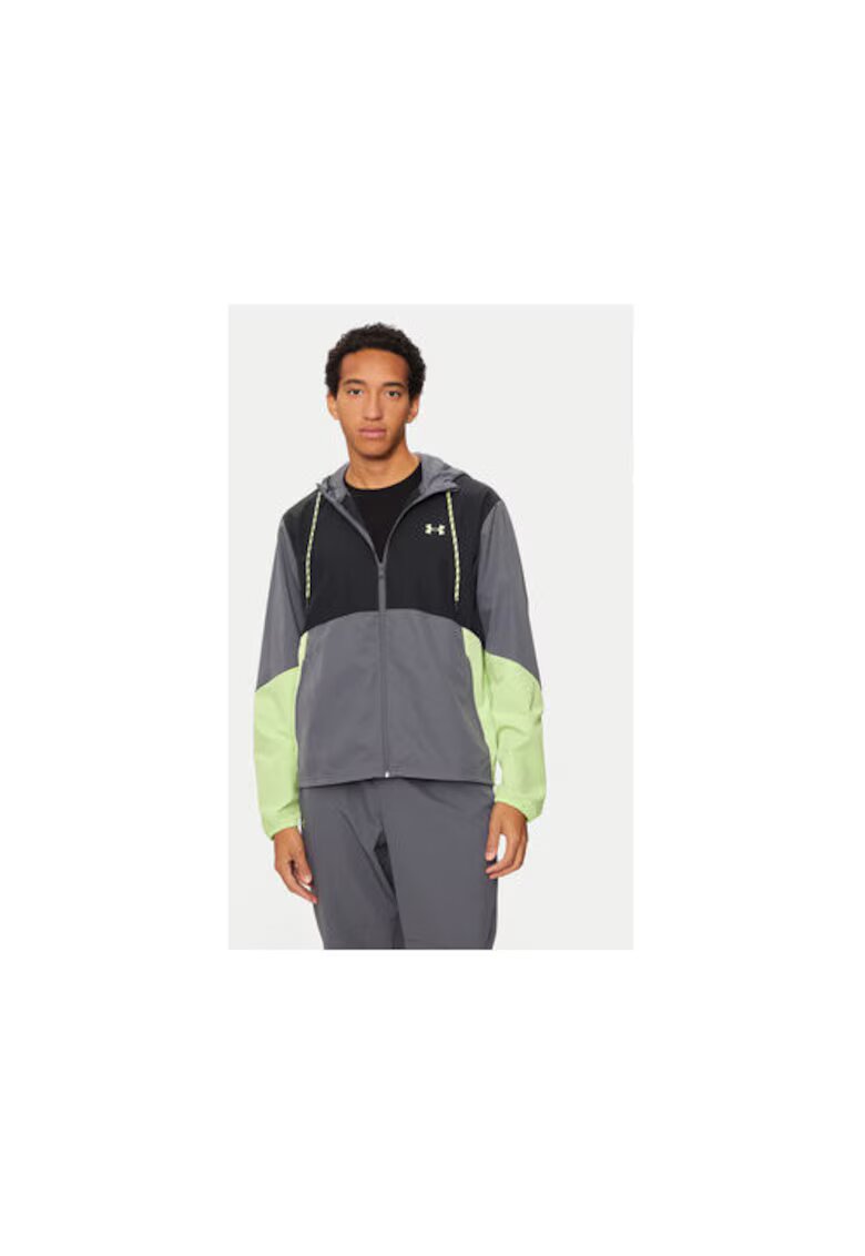 Under Armour Geaca de vant barbati - 304111808 - Poliester - Gri - Gri