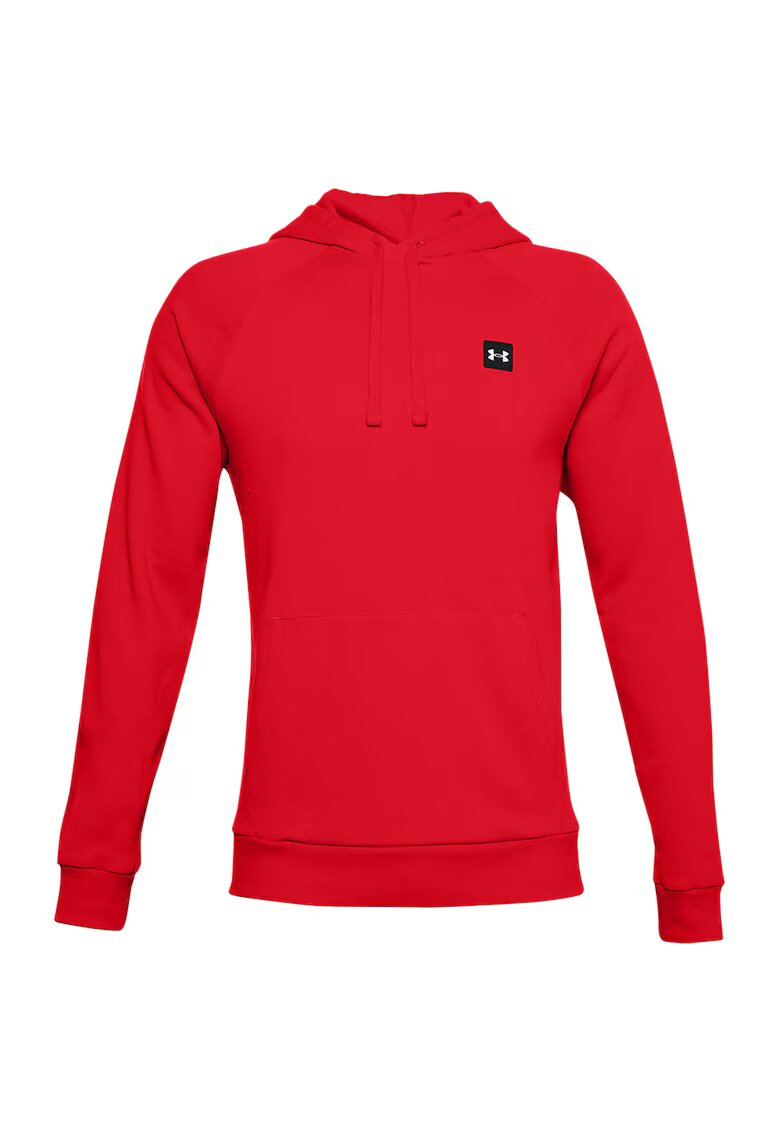 Under Armour Hanorac cu buzunar kangaroo pentru fitness Rival - Rosu
