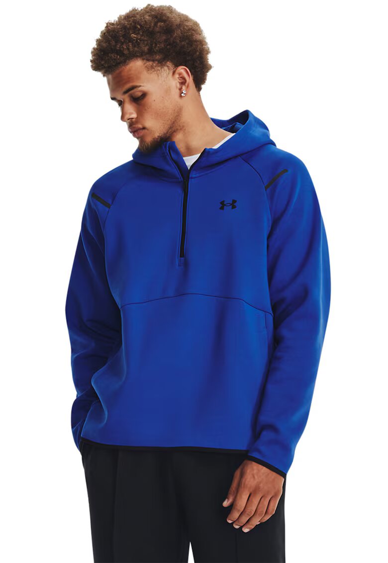 Under Armour Hanorac cu buzunar kangaroo Unstoppable - Albastru royal