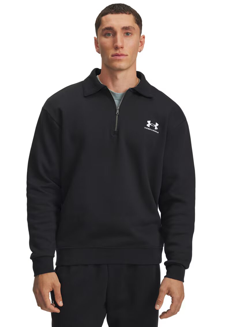 Under Armour Hanorac cu fermoar scurt Icon - Gri antracit