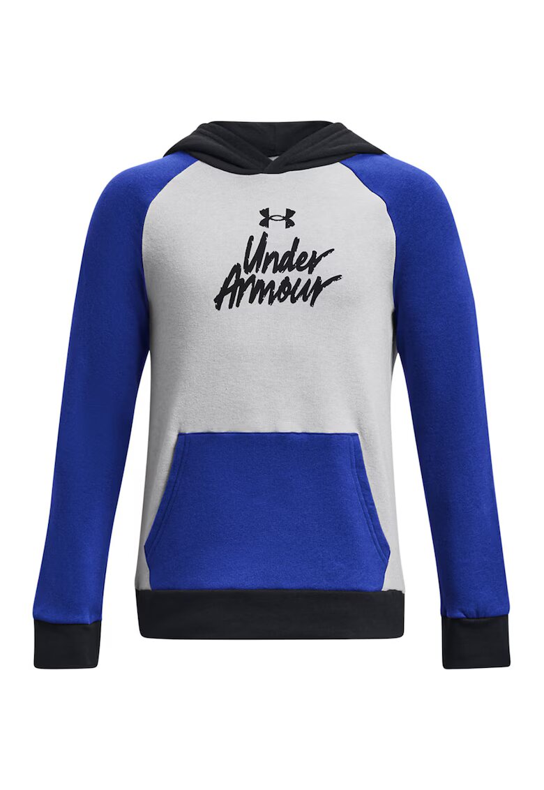 Under Armour Hanorac cu imprimeu logo - Alb/Negru/Albastru royal