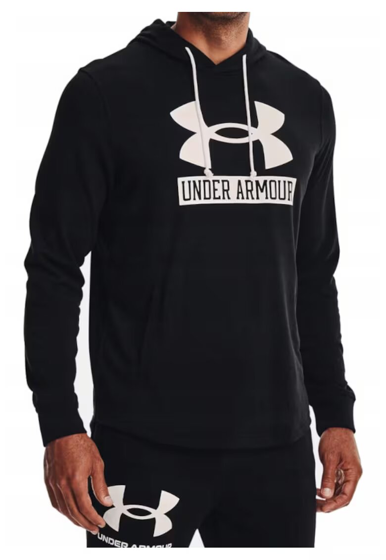 Under Armour Hanorac cu imprimeu logo supradimensionat - Negru