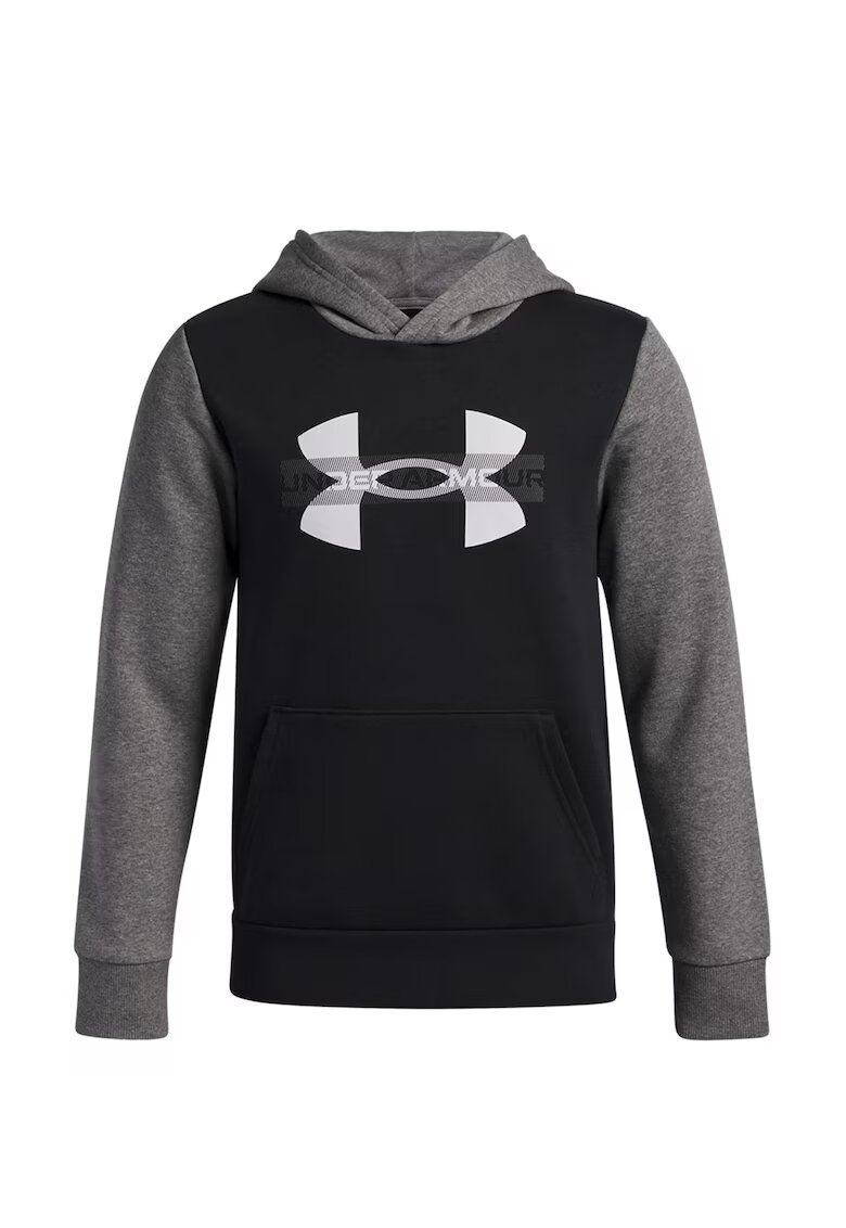 Under Armour Hanorac cu model colorblock - Negru/Gri inchis melange