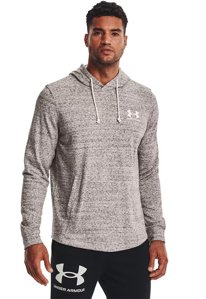 Under Armour Hanorac din terry pentru fitness Rival - Gri deschis