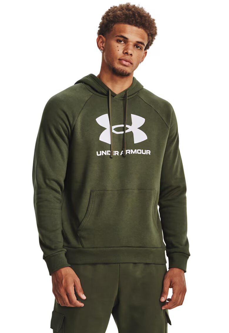 Under Armour Hanorac lejer cu buzunar kangaroo Rival - Kaki