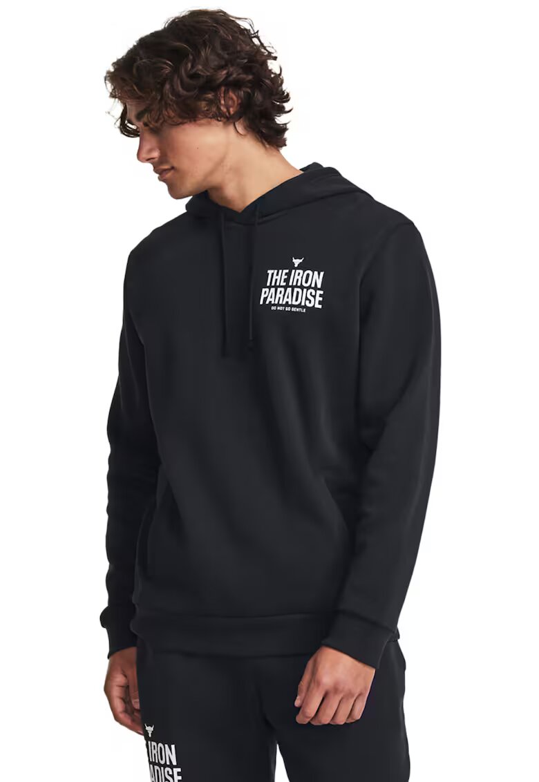 Under Armour Hanorac pentru fitness Rock Rival - Negru