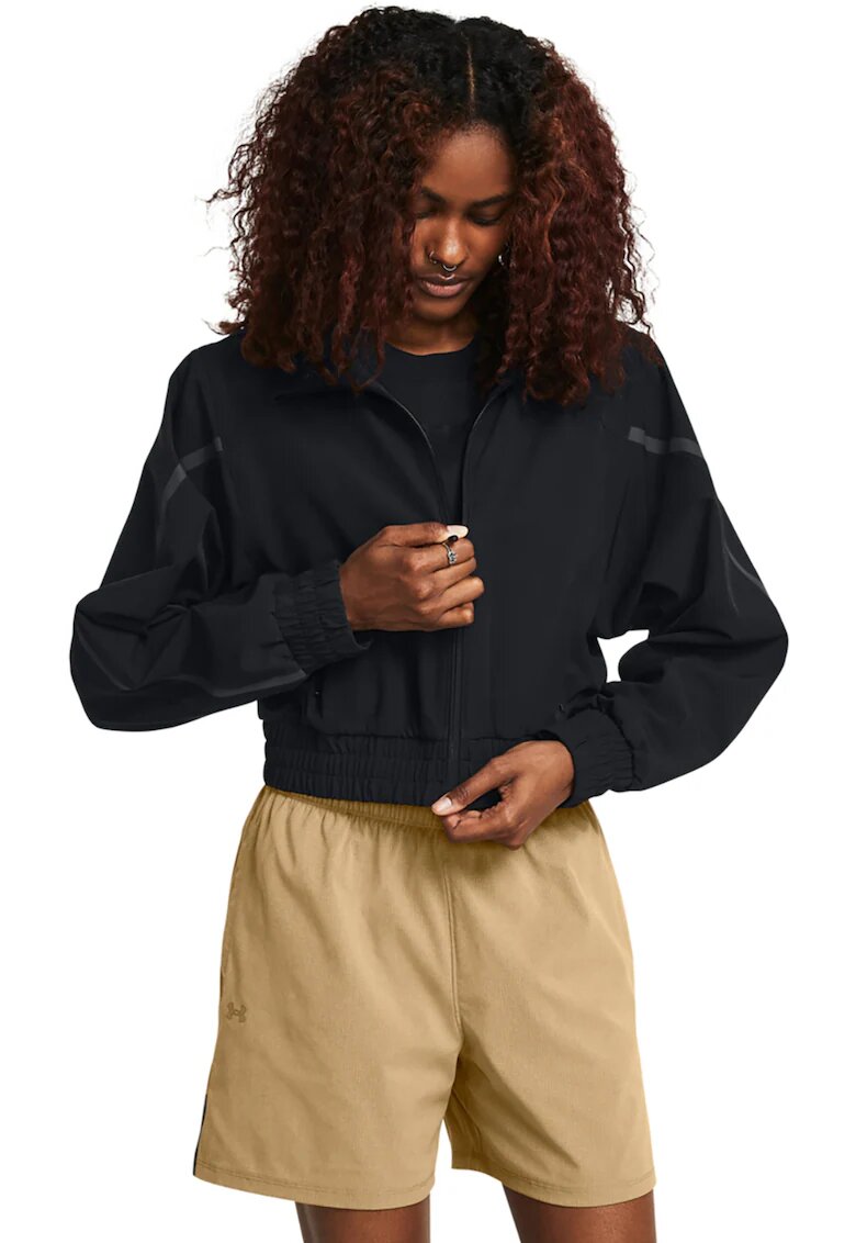 Under Armour Jacheta crop de trening Unstoppable - Negru