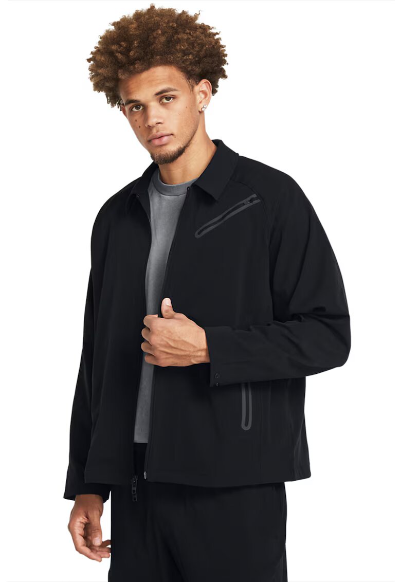 Under Armour Jacheta cu buzunare cu fermoar - pentru antrenament - Negru