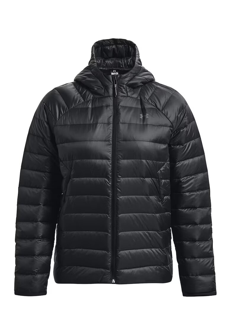 Under Armour Jacheta cu cumplutura de puf si aspect matlasat pentru antrenament - Negru