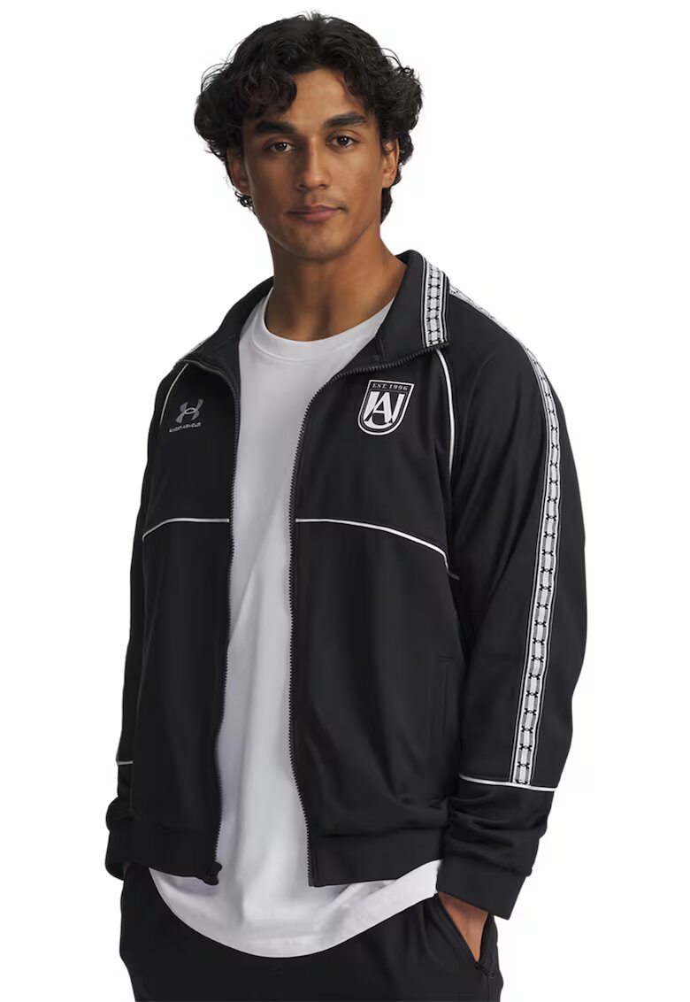Under Armour Jacheta cu fermoar pentru antrenament 96 Terrace - Alb/Negru