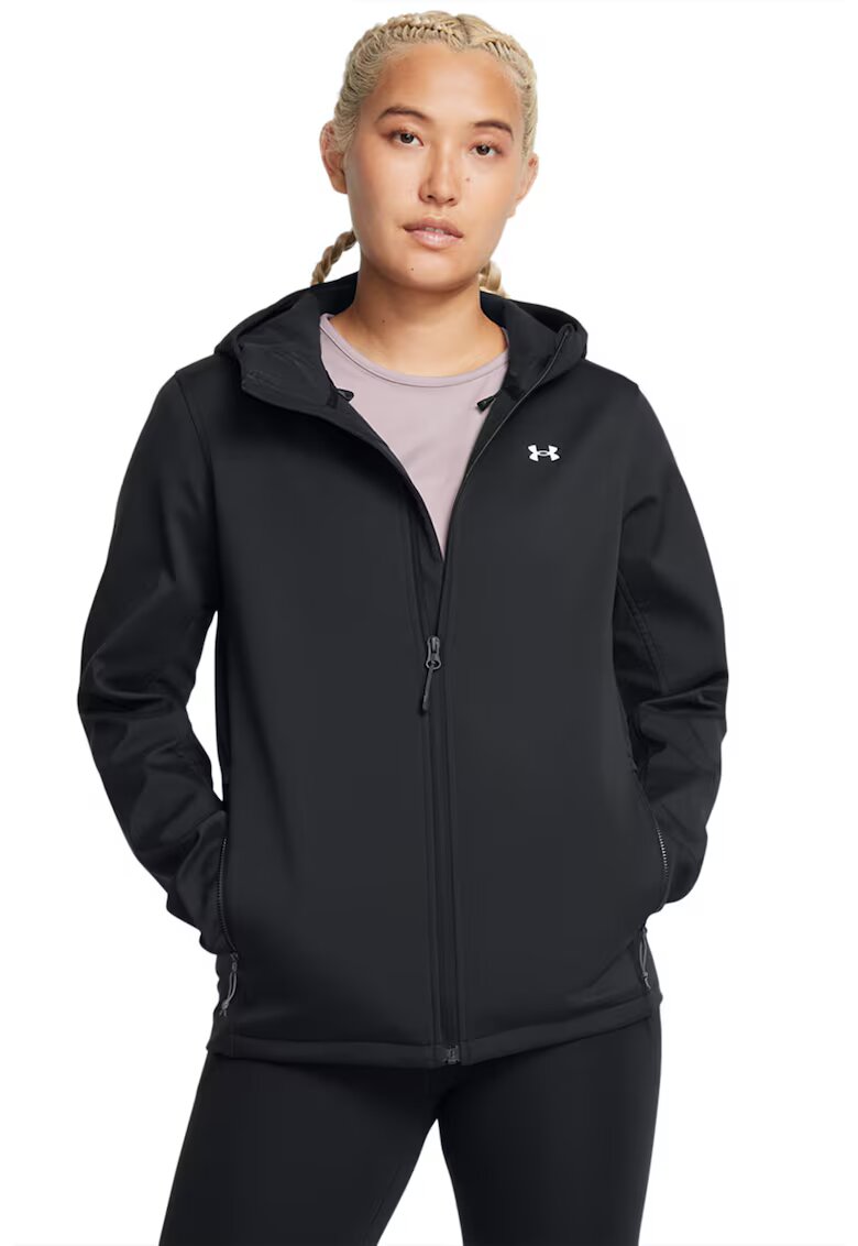 Under Armour Jacheta lejera cu gluga - pentru trekking Shield - Negru