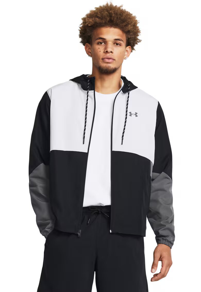 Under Armour Jacheta pentru antrrenament Legacy Windbreaker - Alb/Negru/Gri