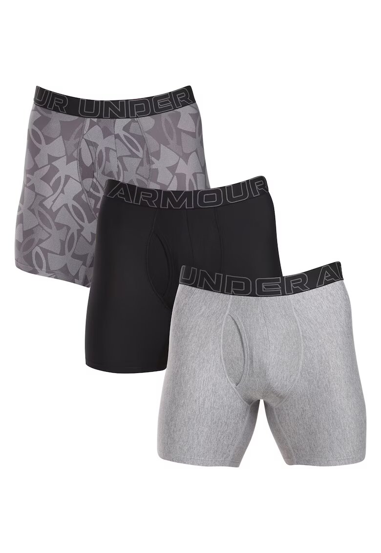 Under Armour Lenjerie intima barbati 1383879 035 - Elastan - 3 perechi - Gri/Negru