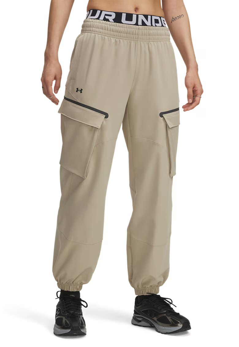 Under Armour Pantaloni cargo de trening pentru antrenament Unstoppable - Maro nisip