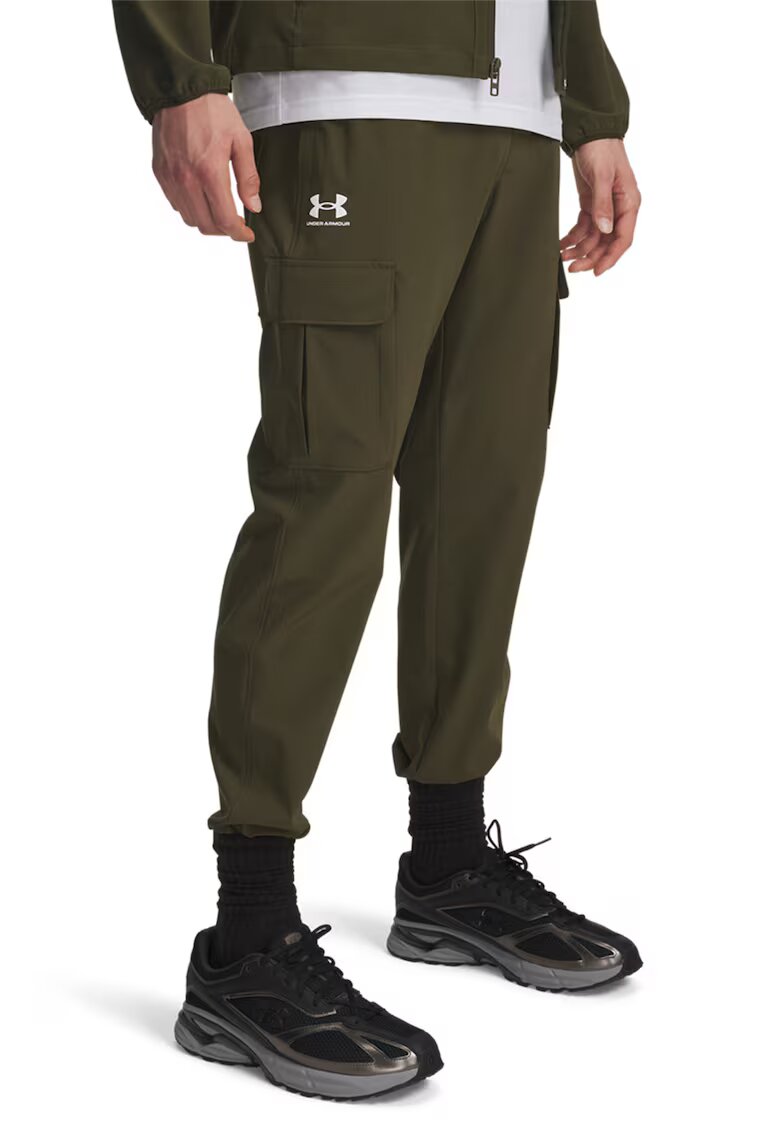 Under Armour Pantaloni crop pentru fitness Vibe - Kaki inchis