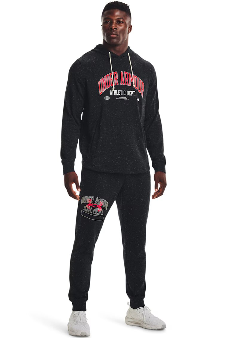 Under Armour Pantaloni cu snur de ajustare pentru antrenament UA Rival - Negru