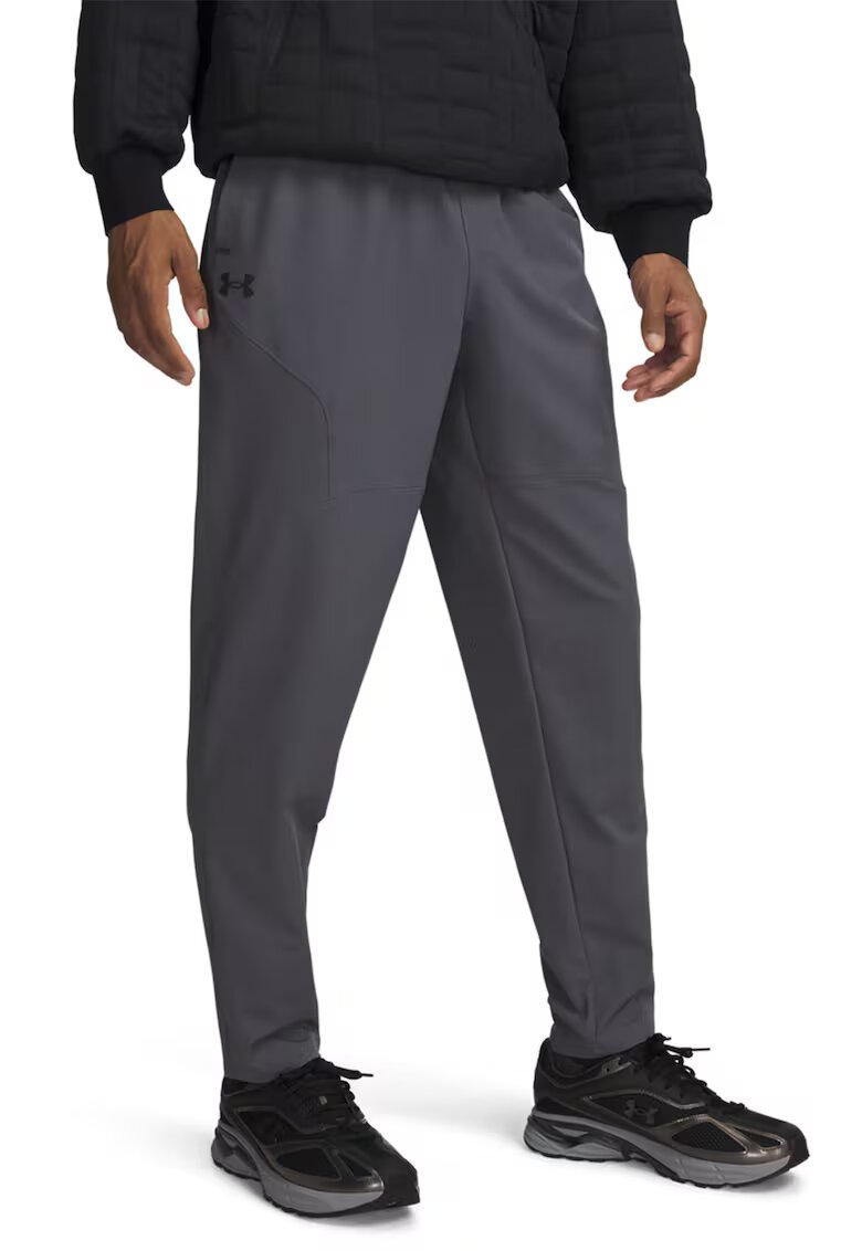 Under Armour Pantaloni de trening cu croiala conica - pentru fitness Unstoppable - Gri inchis