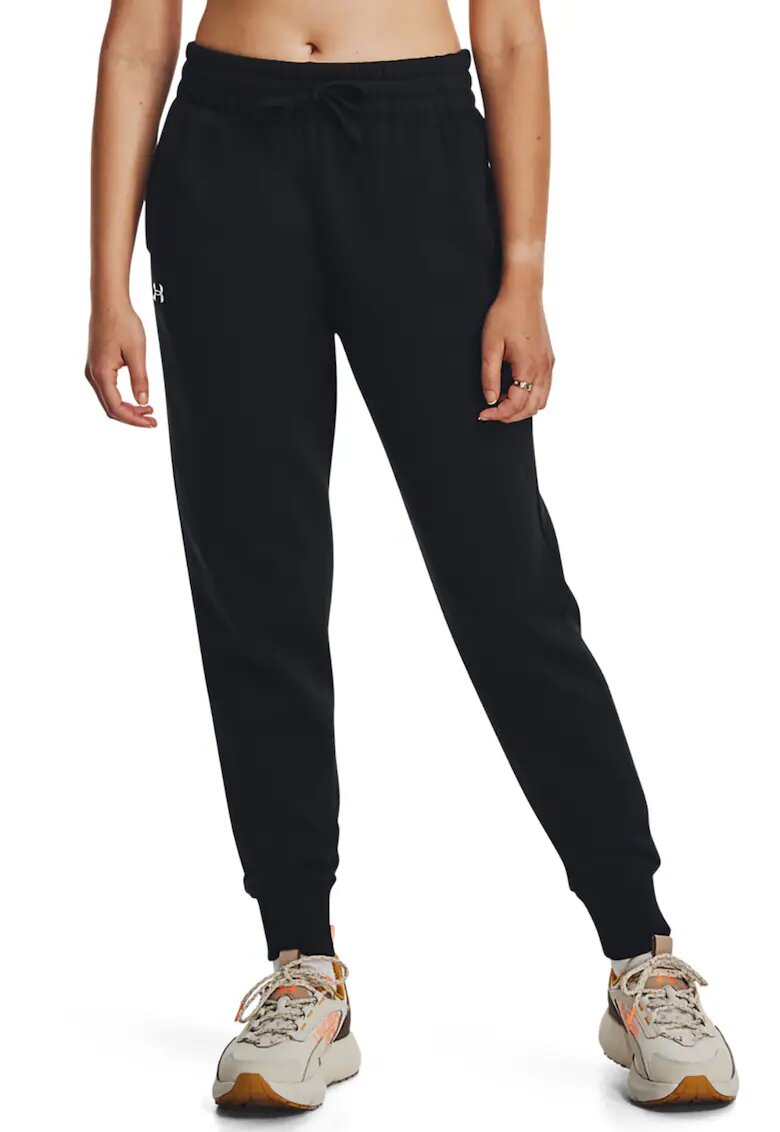 Under Armour Pantaloni de trening cu talie medie Rival - Negru