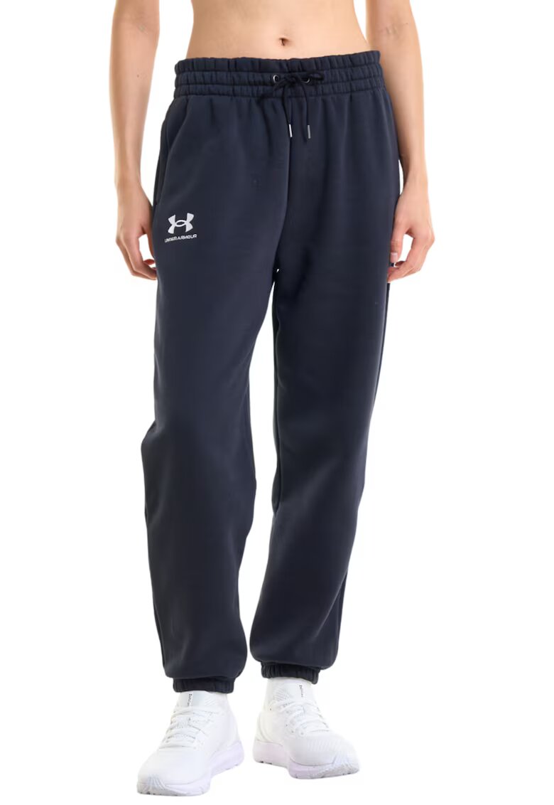 Under Armour Pantaloni de trening - pentru fitness Essential - Alb/Negru