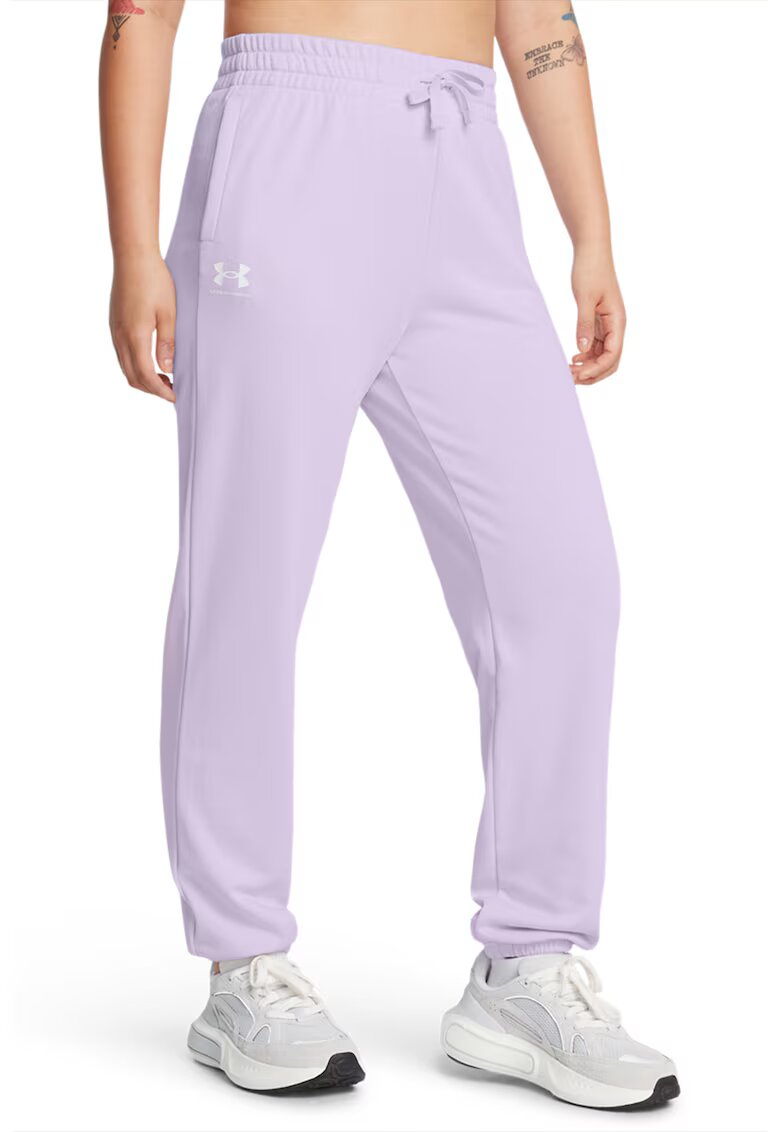 Under Armour Pantaloni lejeri pentru antrenament Rival - Lila pal/Lila