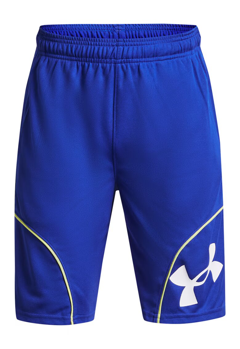 Under Armour Pantaloni scurti cu logo pentru baschet Perimeter - Alb/Albastru royal