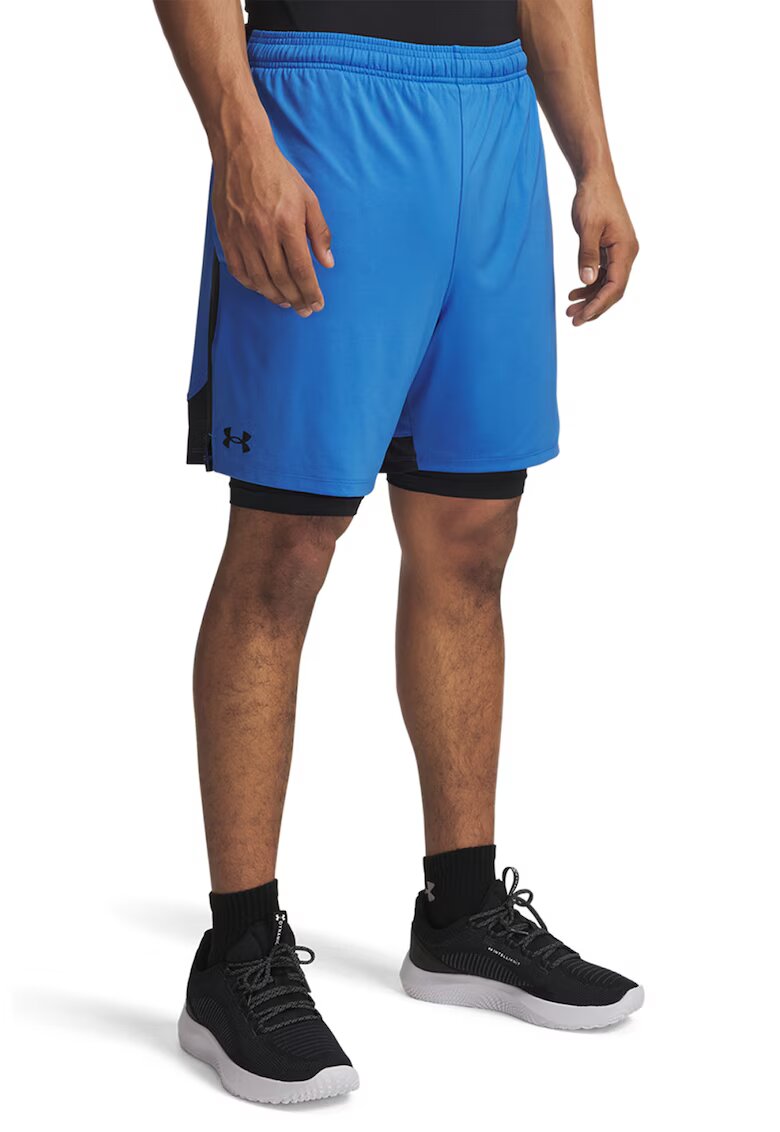 Under Armour Pantaloni scurti pentru fitness Tech Vent - Negru/Albastru royal