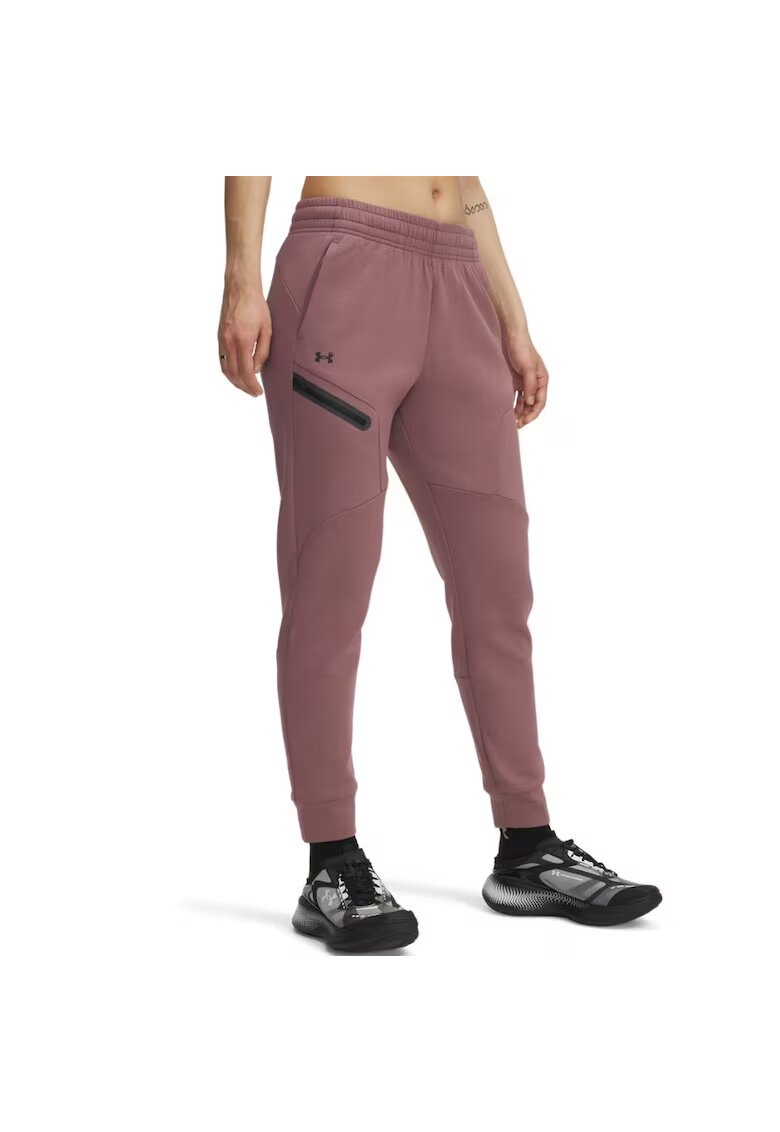 Under Armour Pantaloni Unstoppable Jogger FL W 1379846-651 - Femei - Roz