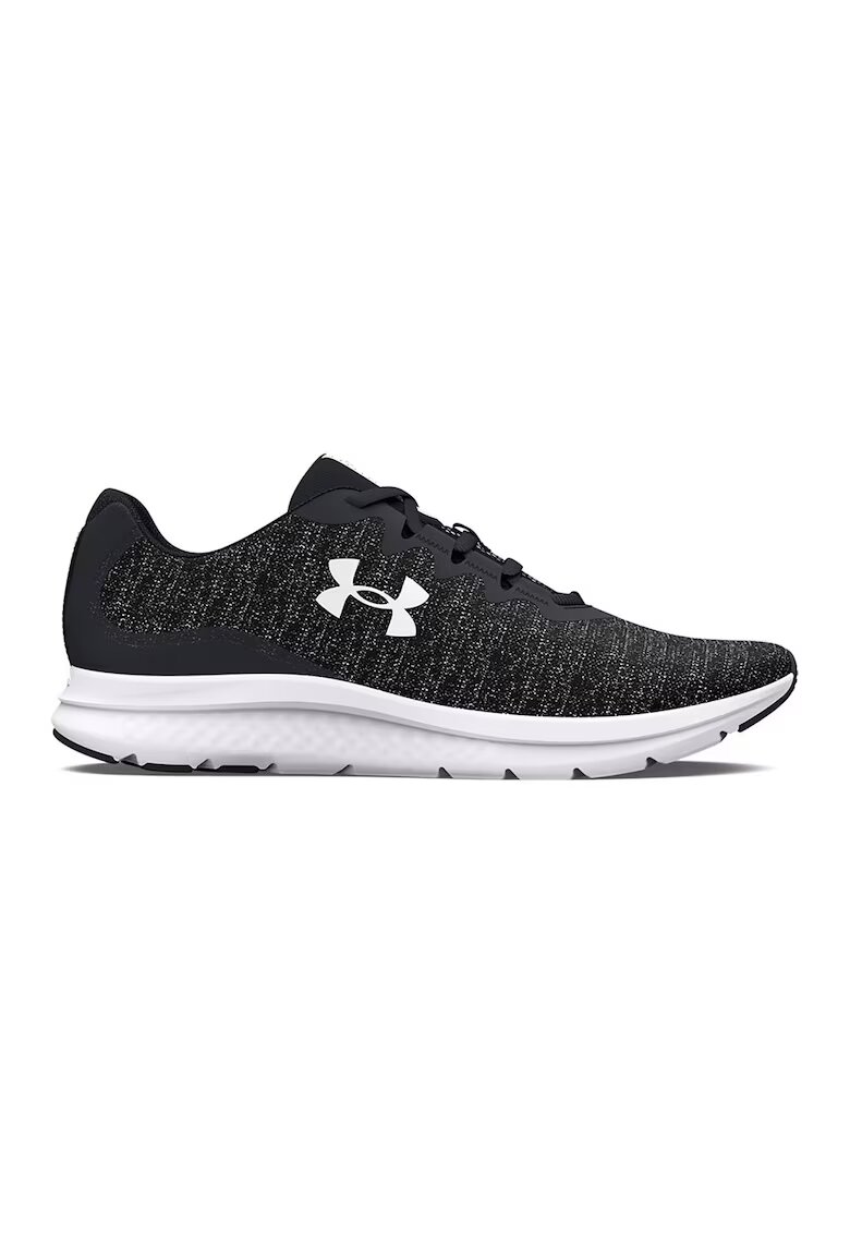 Under Armour Pantofi Charged Impulse 3 cu garnituri peliculizate pentru alergare - Alb/Negru