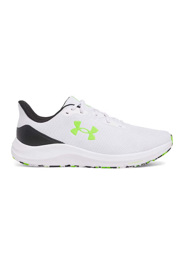 Under Armour Pantofi Charged Pursuit 4 din plasa pentru alergare - Alb/Verde neon