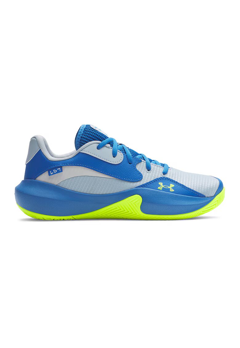 Under Armour Pantofi low-cut pentru baschet Lockdown 7 - Albastru pal/Albastru
