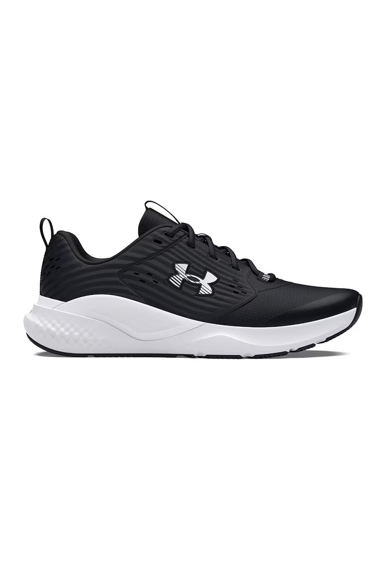 Under Armour Pantofi pentru antrenament Commit 4 - Negru/Alb murdar