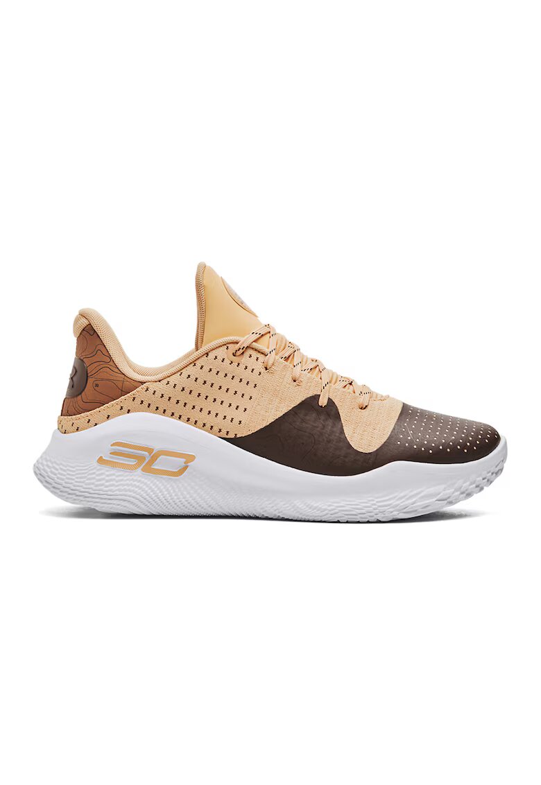 Under Armour Pantofi pentru baschet Curry 4 Low Flotro CC - Maro/Maro camel