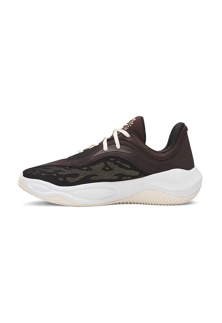 Under Armour Pantofi pentru baschet Curry Splash 25 - Alb/Maro inchis